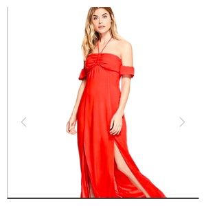GUESS red  maxi dress